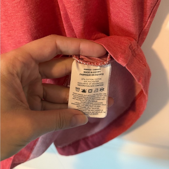 Nike Men's Red Short Sleeve Tee - Picture 6 of 7